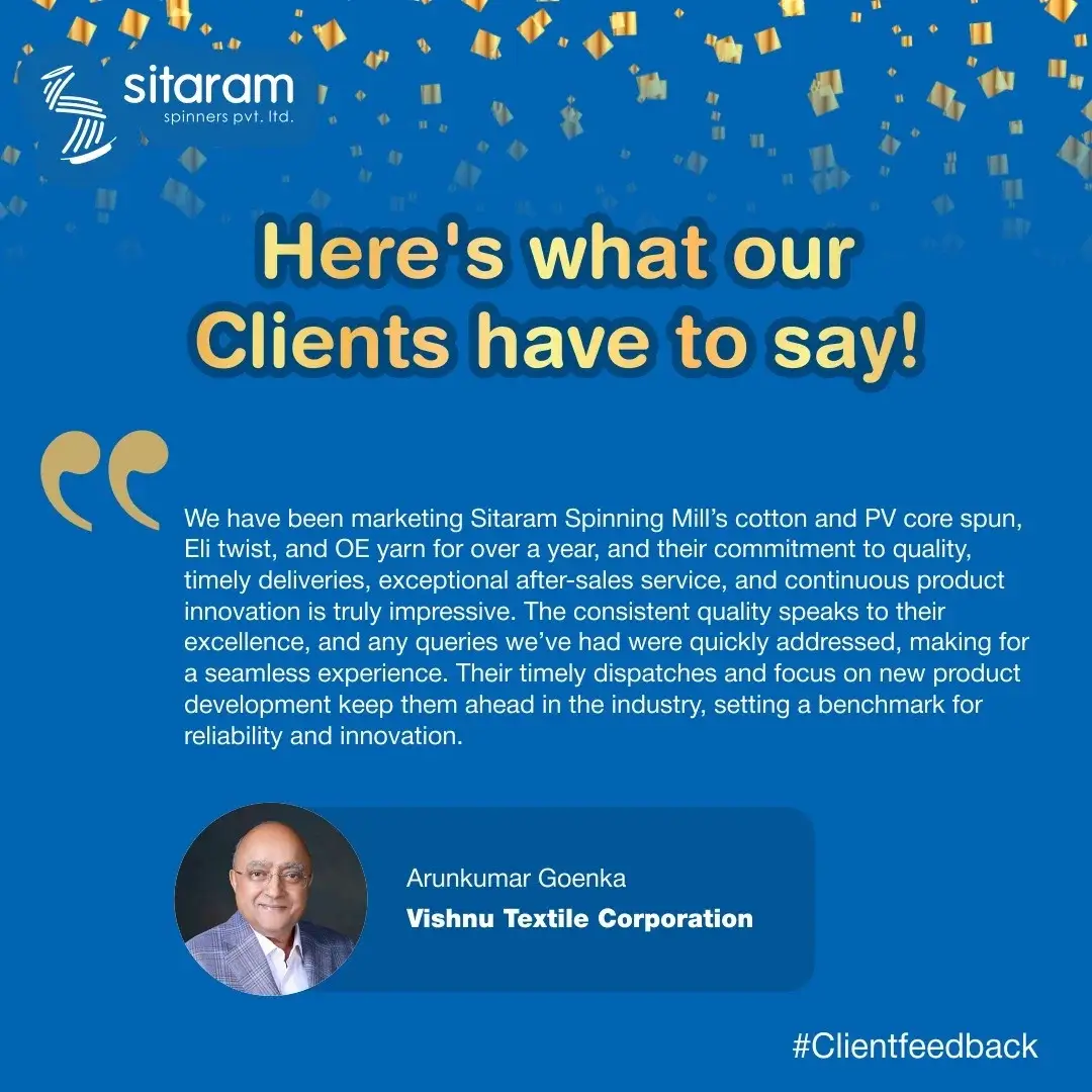 Client Feedback for Sitaram Spinners